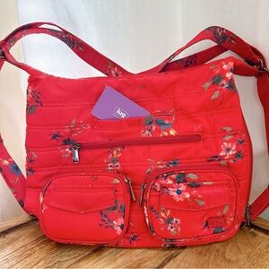 NWOT LUG Zipliner Convertible Hobo Bag